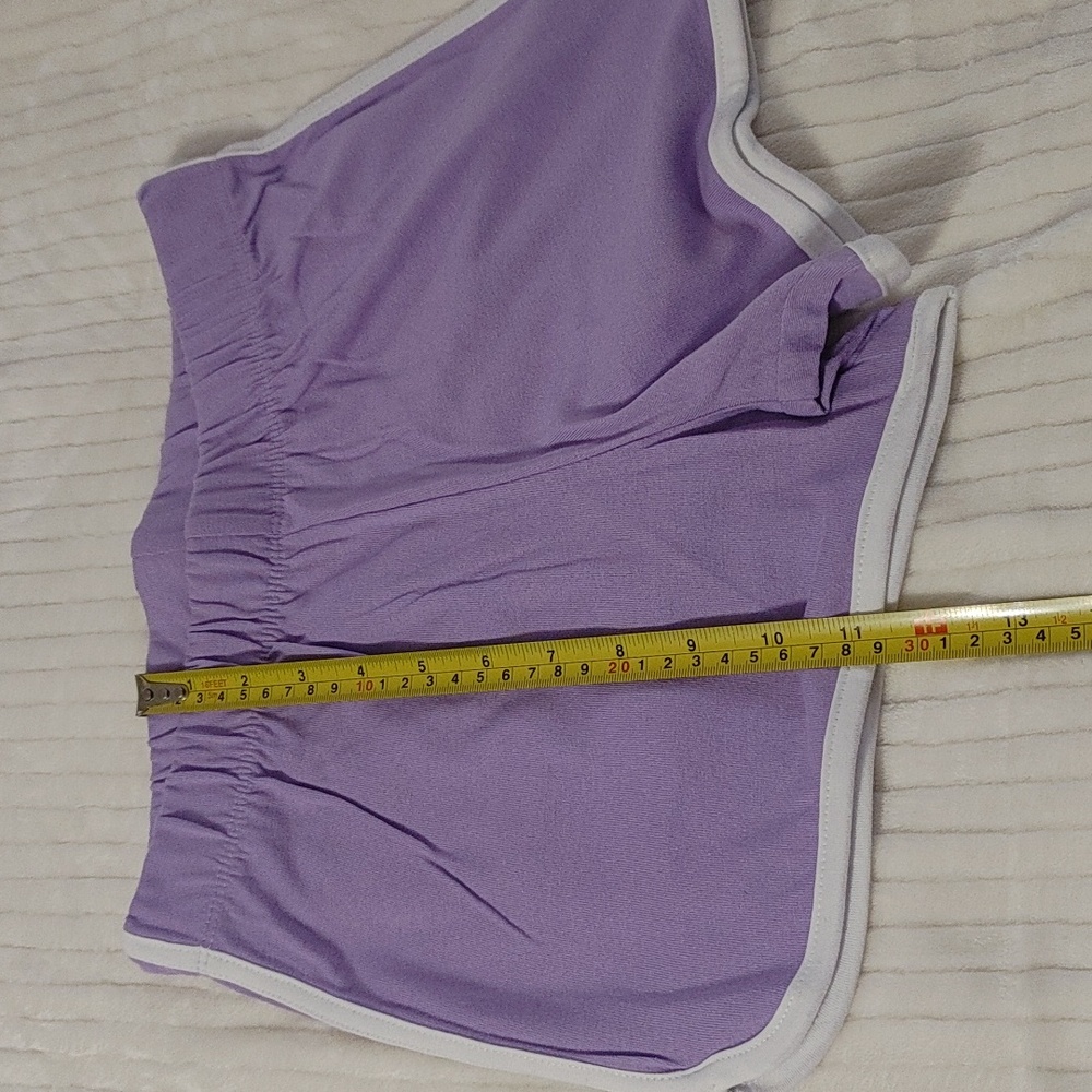 2 PC short and shirt purple and white Children's Place size L/G 10/12 - Picture 8 of 9